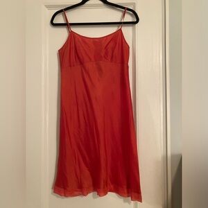 Dosa iridescent silk slip dress